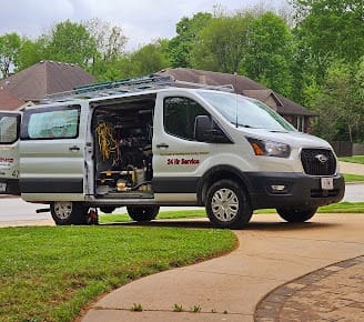 Open Reed's van in driveway.