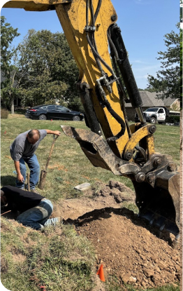 Excavating Tractor